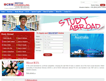 Tablet Screenshot of bces-india.com